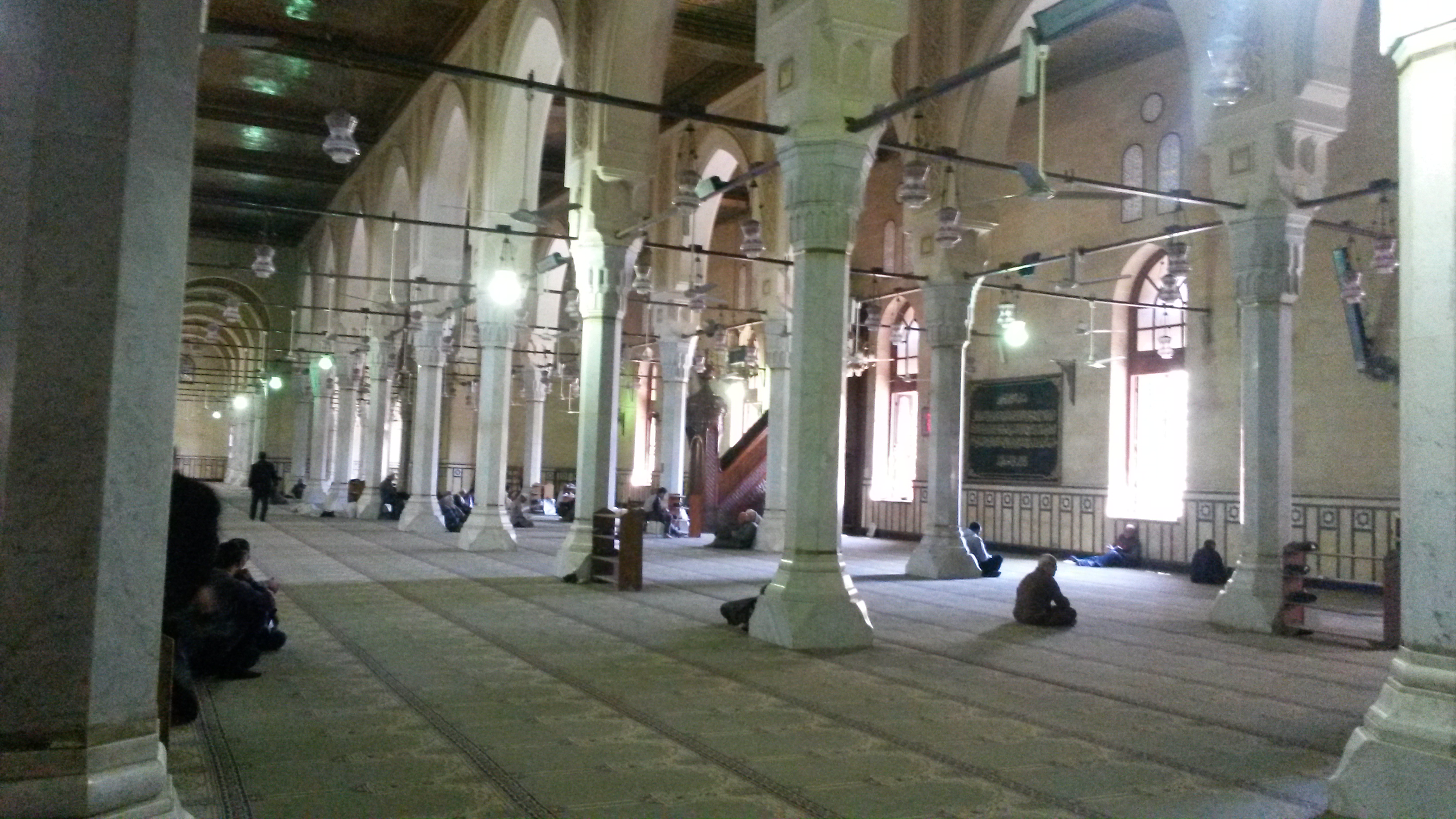 Inside Tanta Main Mosque