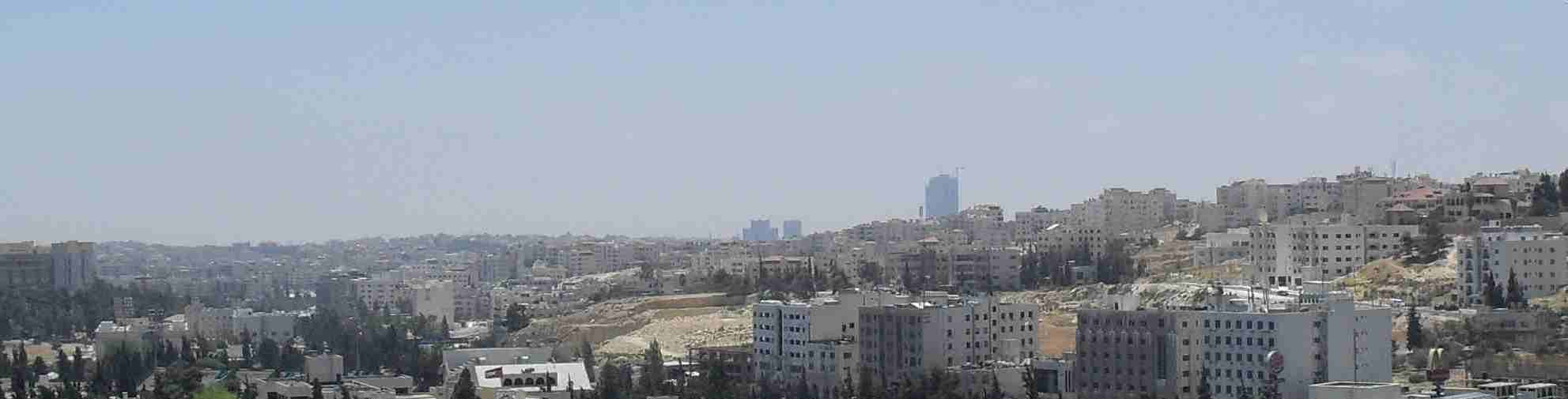 UJ Clock TowerView from markaz MALIC, N. gate UJ, Amman, Jordan