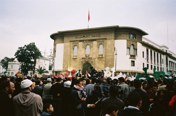 near Moroccan Parliament